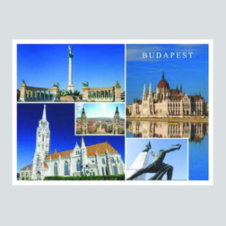 Hősök tere / Parlament / Mátyás templom / Szabadság szobor MC-011M