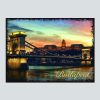 Chain bridge, castle by dawn FM-003M