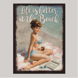 Life is better at the beach FM-0103