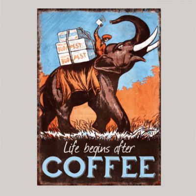Life begins after coffee FM-0124