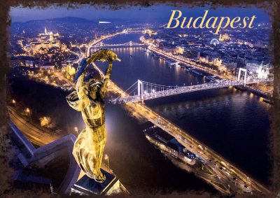 Budapest Panorama by Night