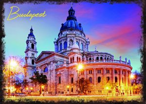 Basilica - Budapest - sunset