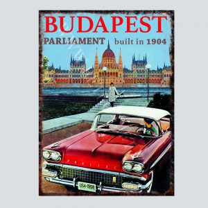US Oldtimer at Parliament Budapest